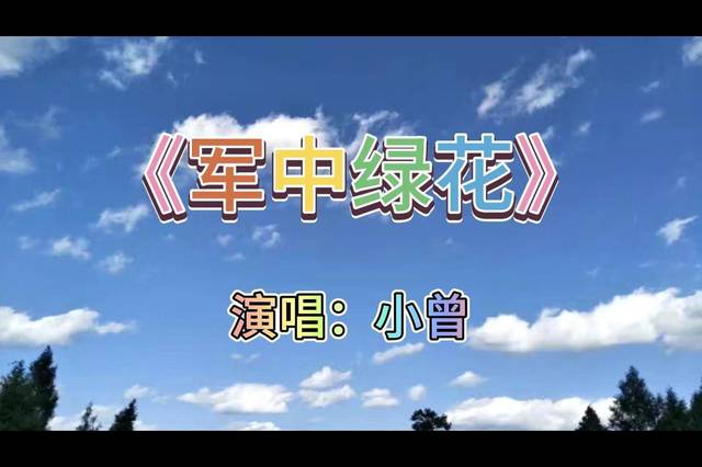 军中绿花歌曲伴奏曲谱_军中绿花曲谱(2)