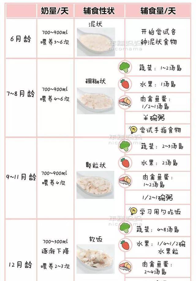 所以,应该怎样一步步添加辅食,才能让宝宝从只喝奶完美过渡到一日三餐