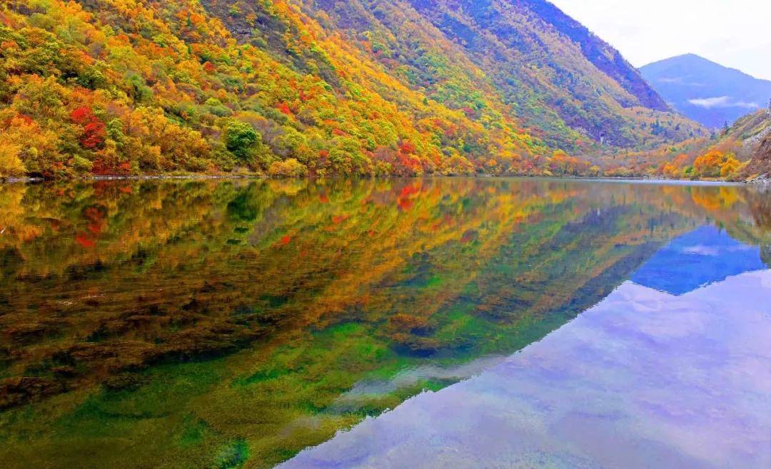 松坪沟是国内著名的红叶观赏胜地,素有"三沟九海十四景"之称.