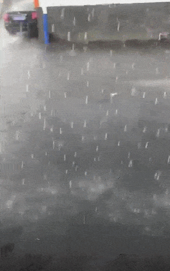 今天潍坊又下冰雹了橙色预警雷雨强降水10级大风马上到