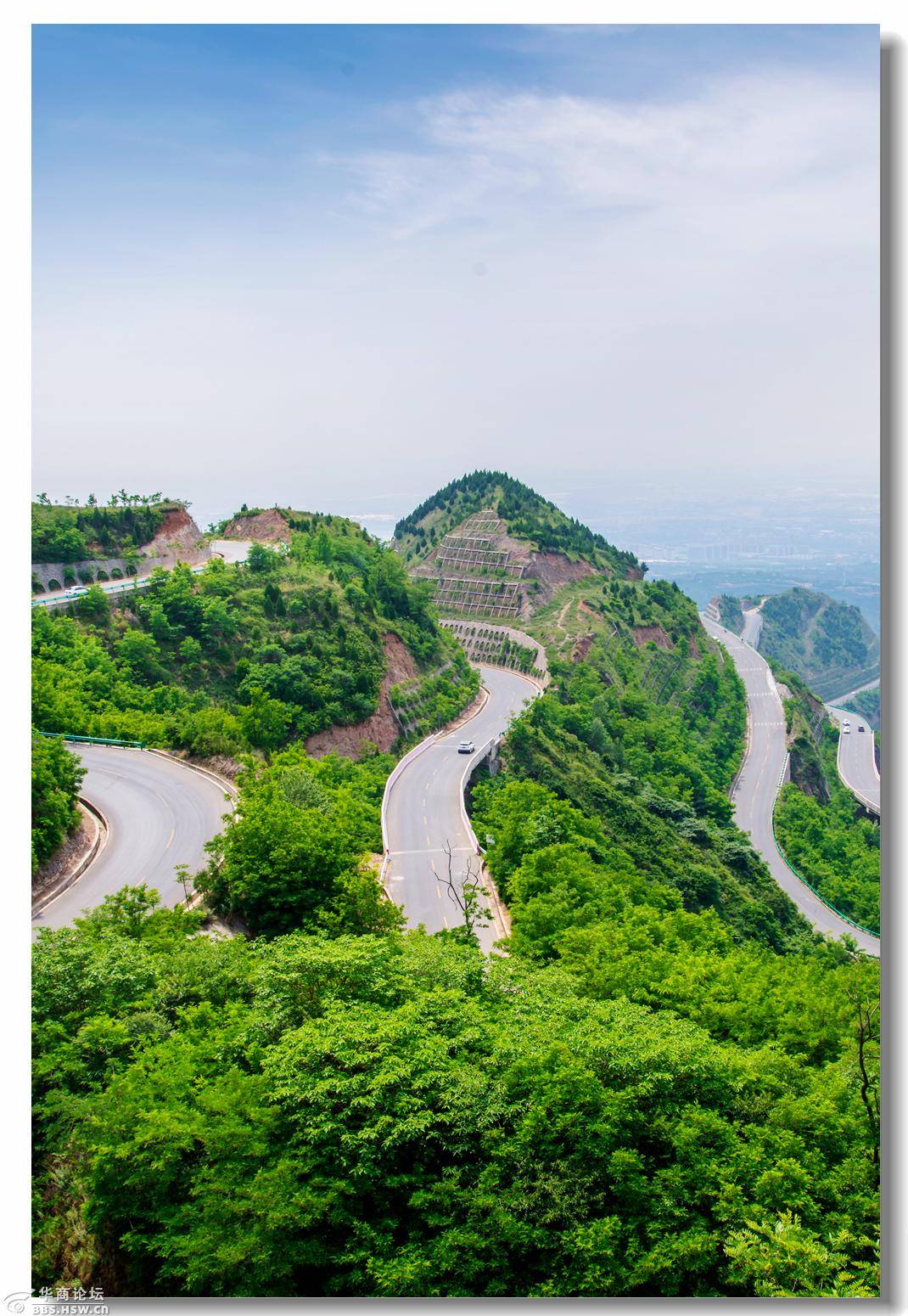 原创西安最美的盘山公路骊山大道