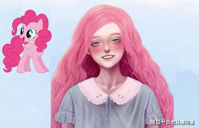 原创当小马宝莉变3d写实画风,珍奇美丽动人,碧琪辣眼睛