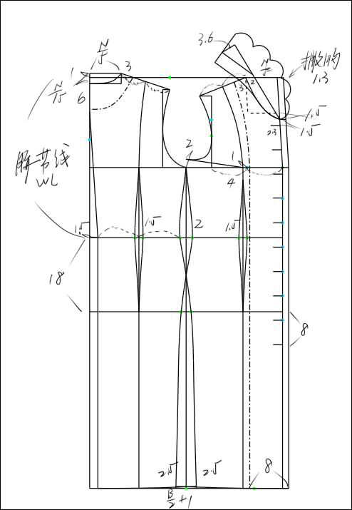 自学服装制版技术之六-香奈儿chanel巴黎时装周花瓣领