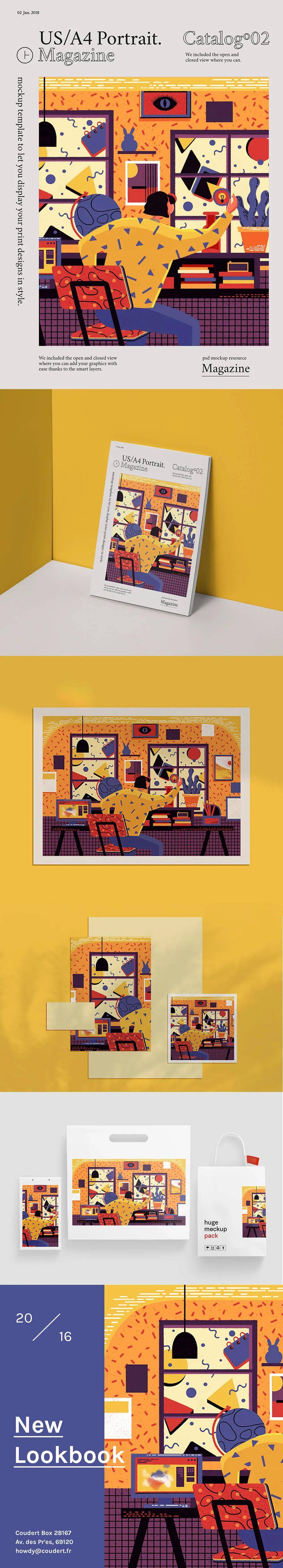 画面|这样学习平面插画就会变得很简单