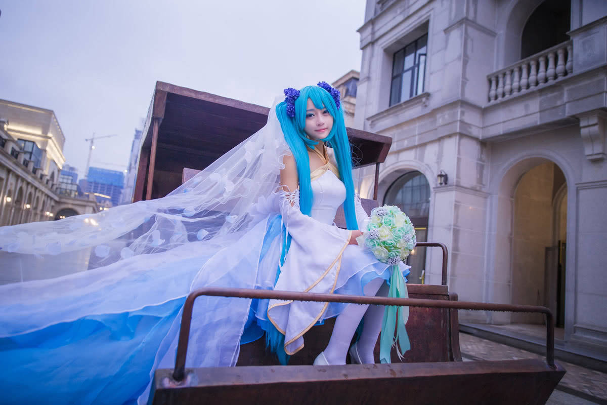 cos初音未来miku魔王花嫁