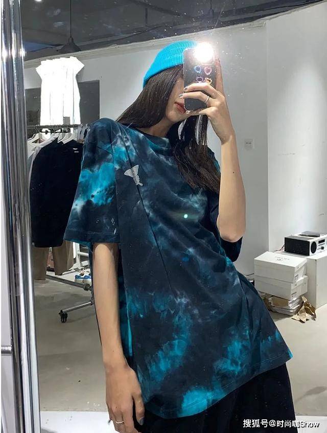 原创今年扎染风火了时髦又高级杨幂jennie都在穿