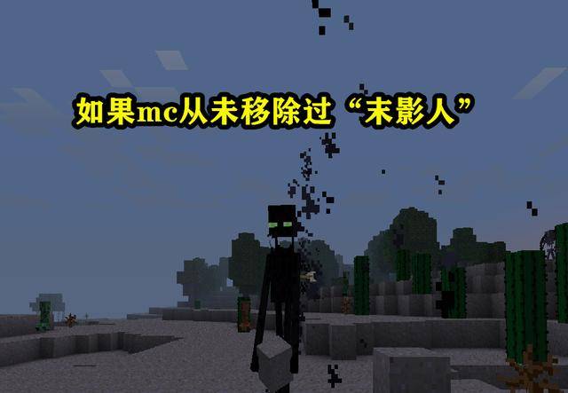 当初mojang如果没有移除绿眼末影人,如今就不会存在紫色眼睛的小黑!