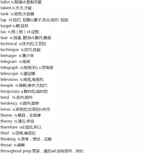 单词|考前刷一次，心里更有底！高考英语985个考纲核心单词