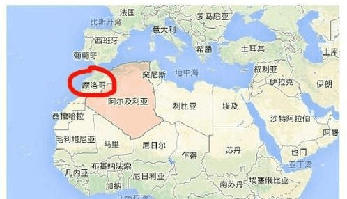 (摩洛哥地图)
