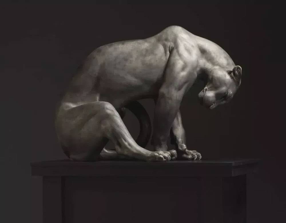 超震撼的动物雕塑,美国雕塑家adam matano作品欣赏