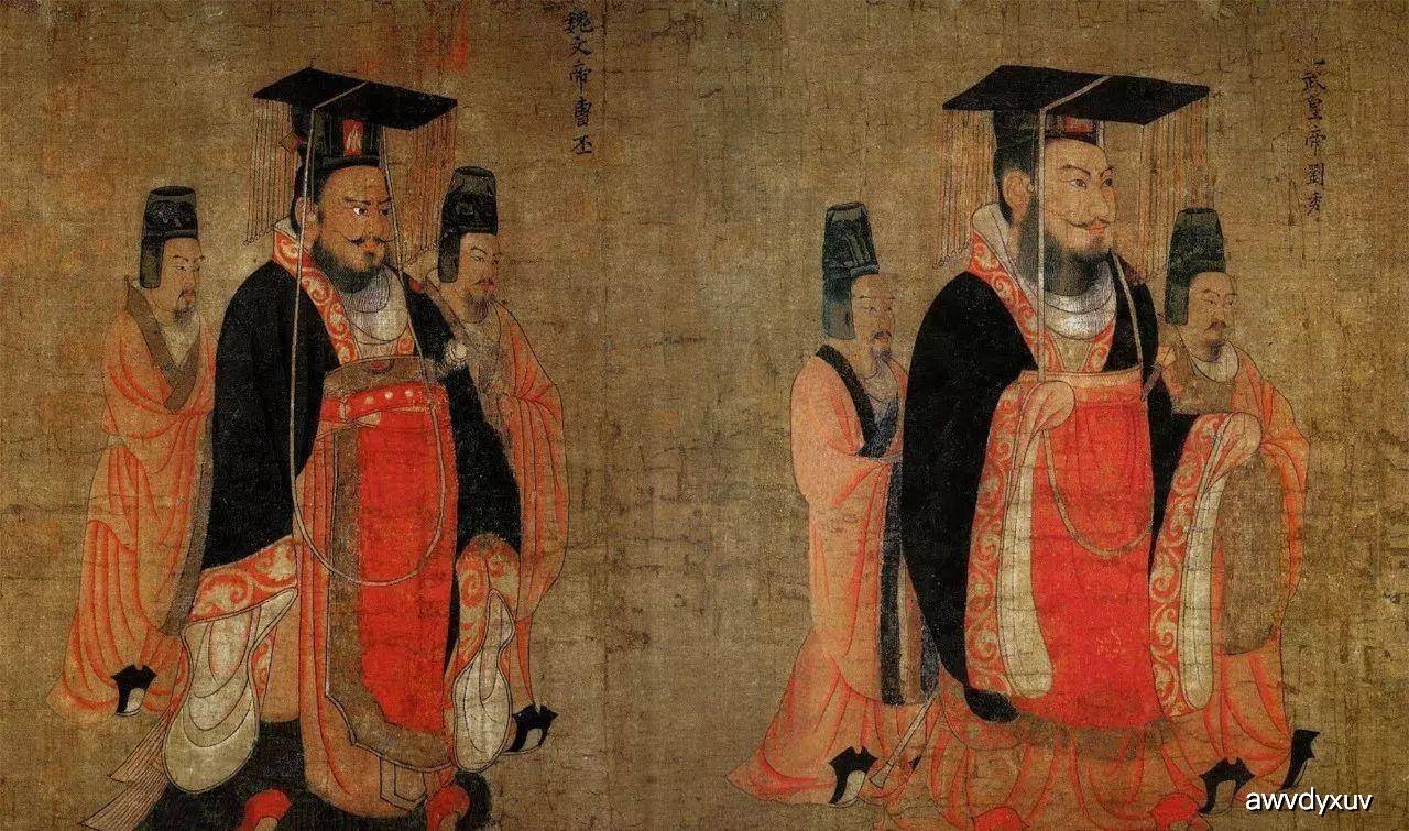 唐太宗李世民赞赏的能臣阎立本人物画精绝,被誉为"丹青神化"