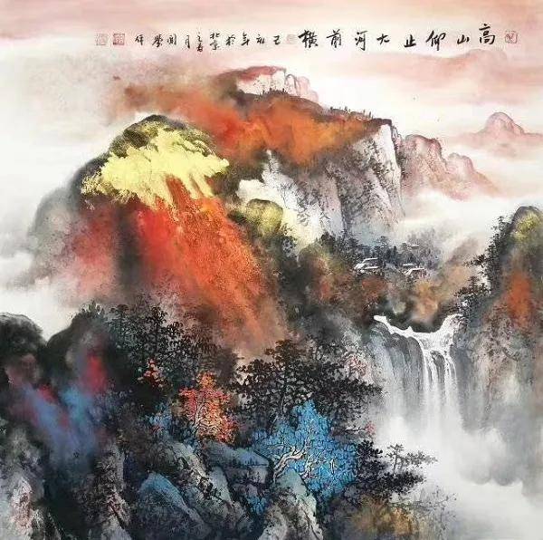 宋闻鉴 | 挥毫泼墨即山水,当代泼墨泼彩第一人