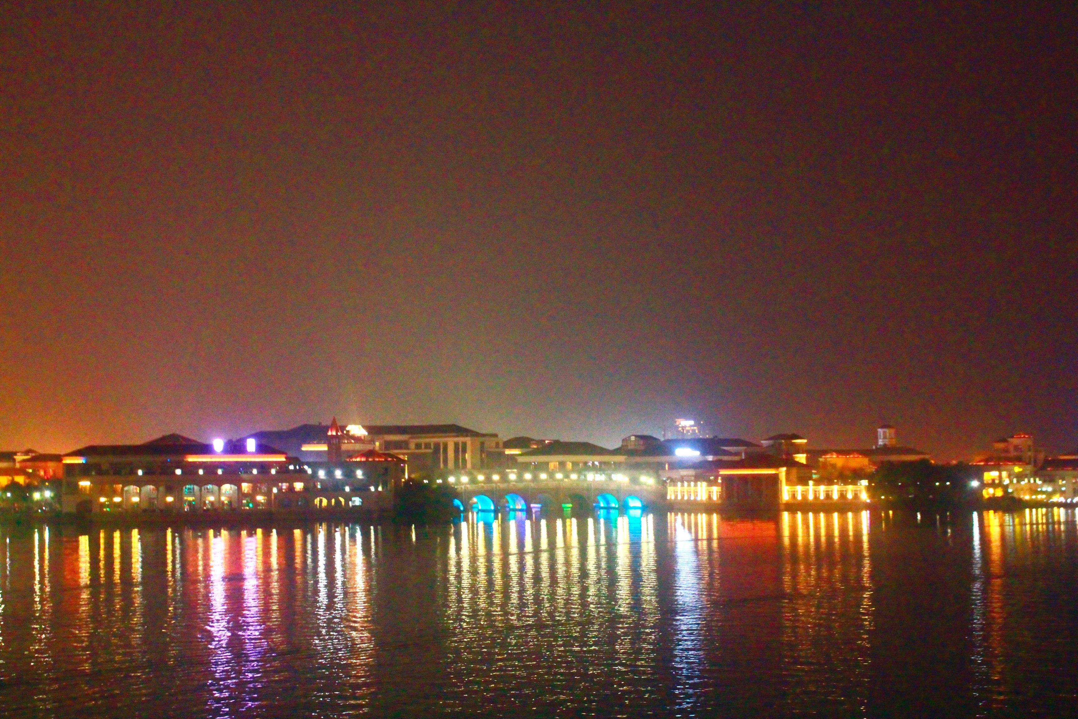 苏州金鸡湖夜景