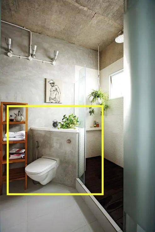 淋浴房隔墙只做隔断不实用9种方法做改造能挂马桶能当换衣墙