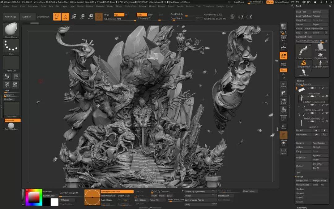 出神入化玩转zbrush!_大神