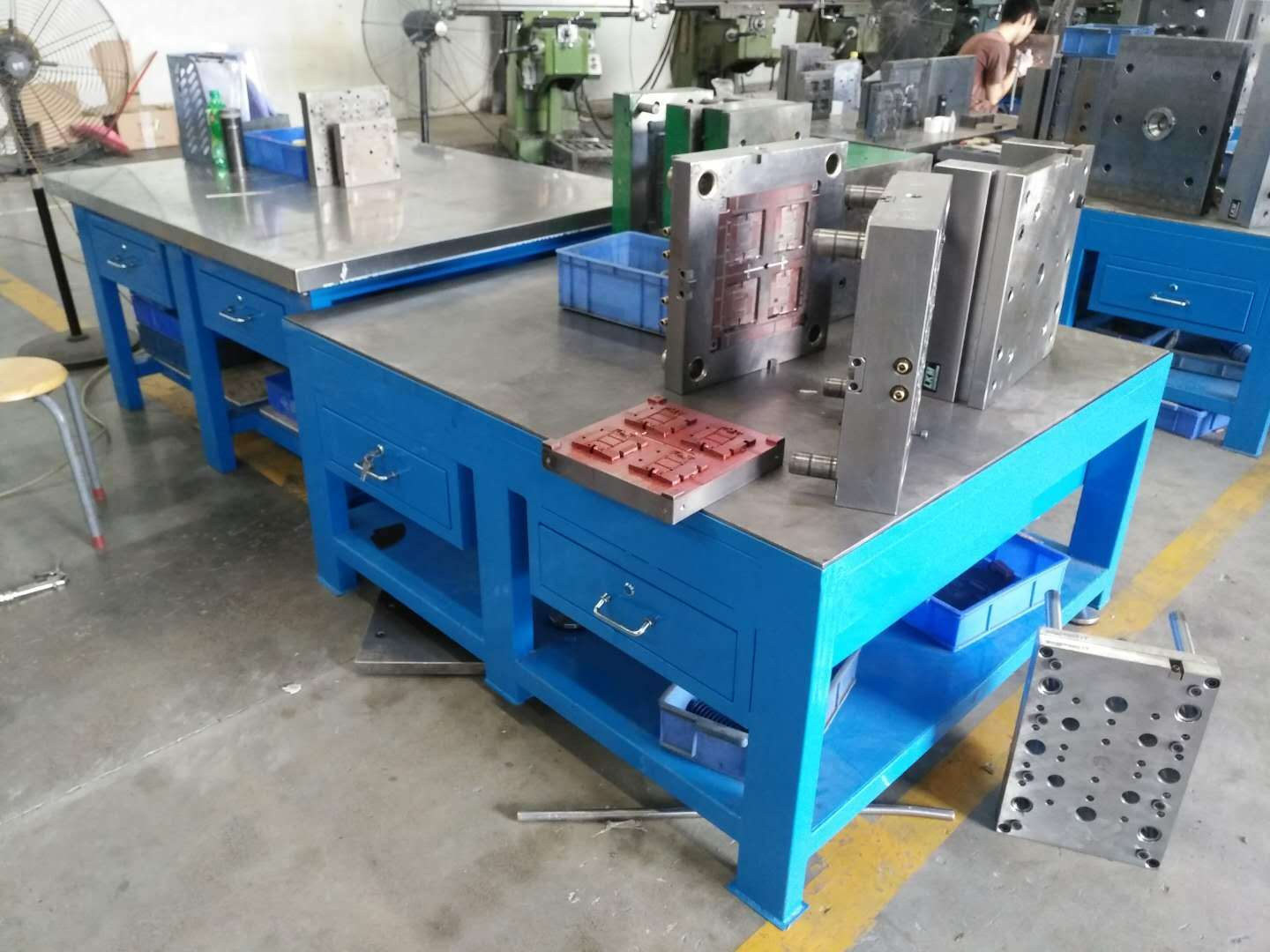 重型飞模工作台2米x1米30厚钢板铸铁模具飞模台