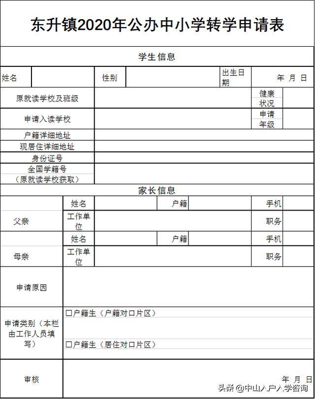 2020年中小学插班转学怎么申请?需要什么资料?