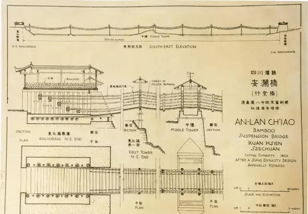 原创梁思成的古建筑手绘稿:没有制图软件年代,绘图水准之高令人惊叹