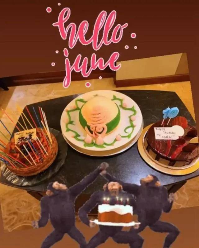 梁洛施32岁生日,仨儿子亲手做蛋糕庆祝,不后悔生了他们