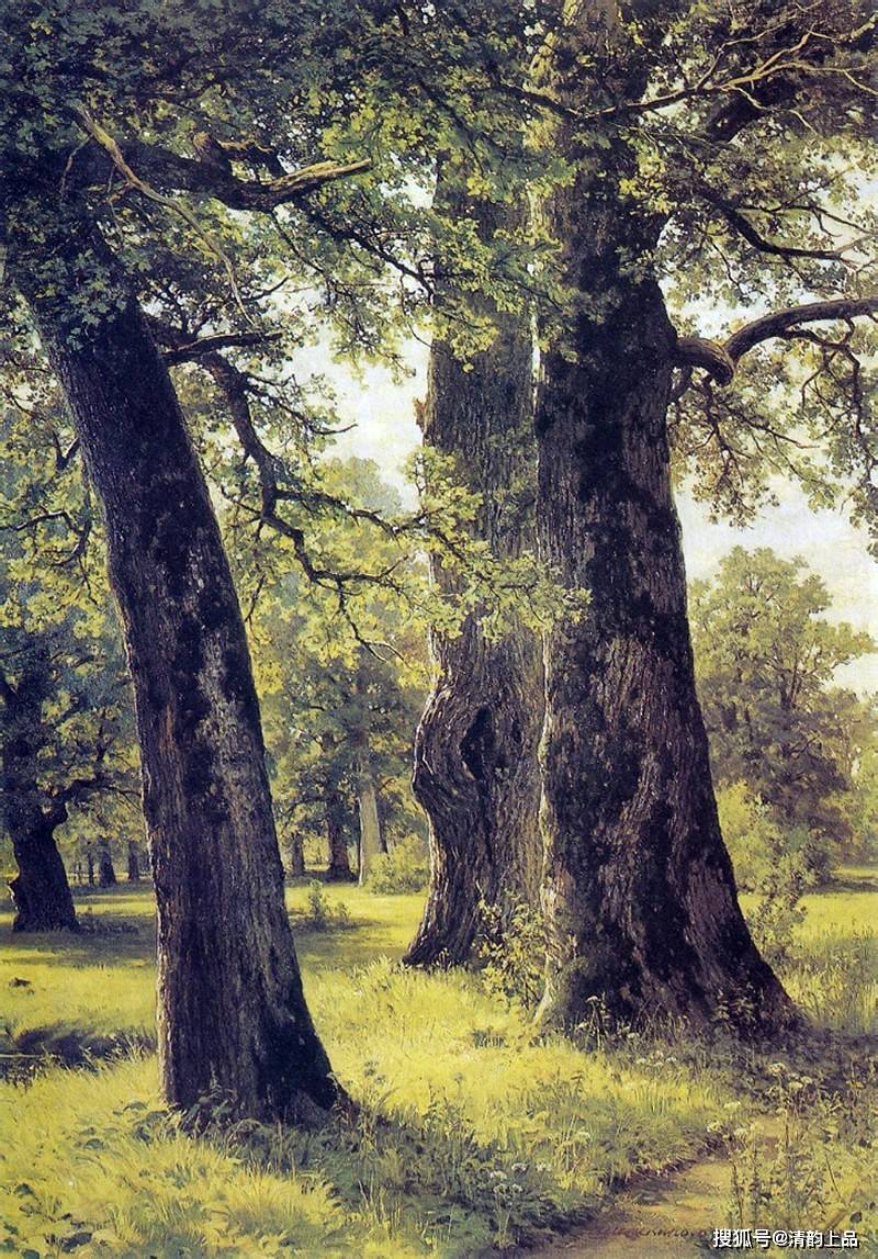 俄罗斯油画大师,伊凡·伊凡诺维奇·希施金风景作品