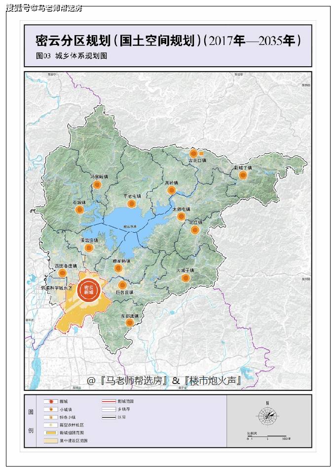 北京置业密码 密云区分区规划(国土空间规划(2017-2035)