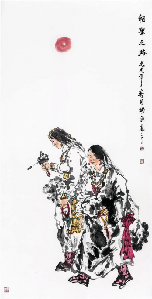 中国当代艺术名家系列——李锡宗人物画作品精选