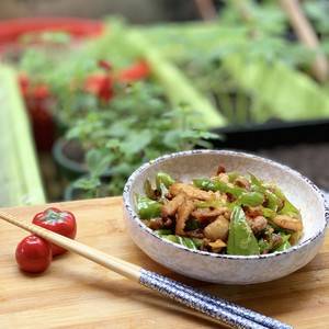 豆瓣酱|家庭版小炒肉，青椒五花肉，肥而不腻的下饭菜家常下饭菜