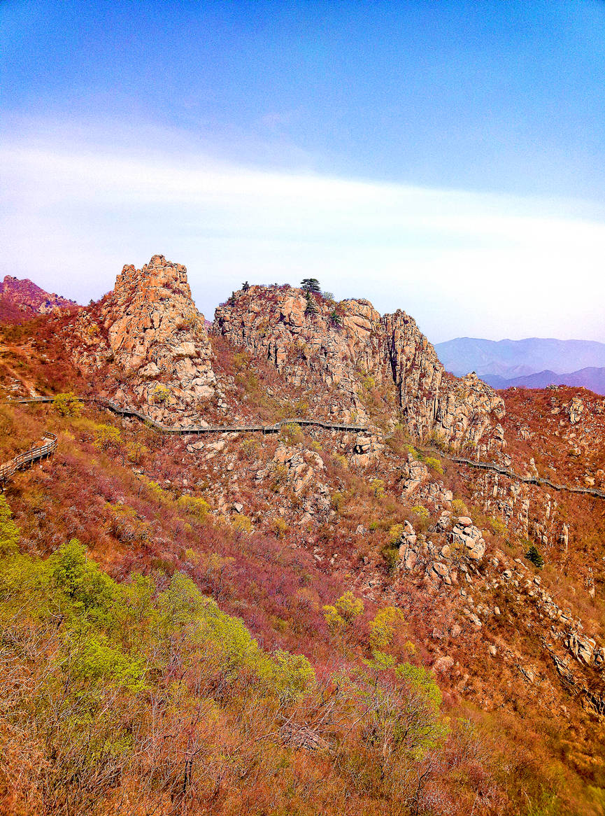 天海山蓝一线天辽宁北票大黑山