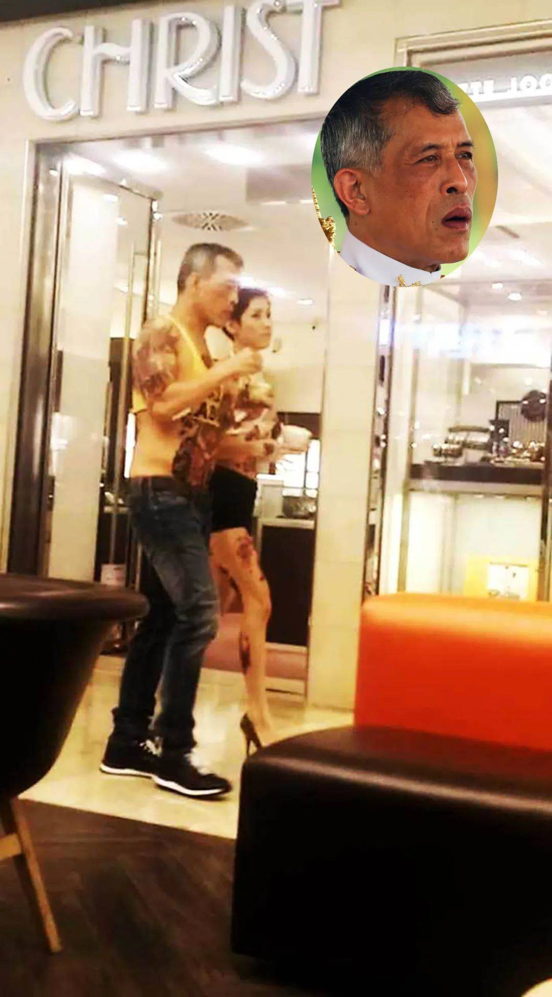 68岁泰王的时尚太难懂花臂露脐装成古惑仔妃子们也被带偏了