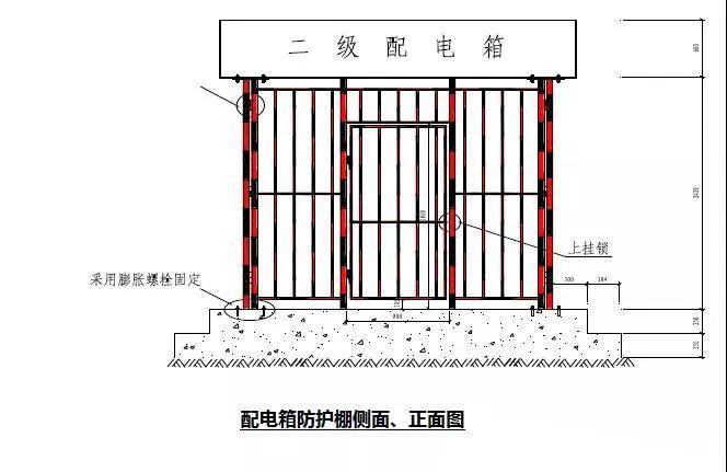 配电箱系统图 1,二级配电箱防护栏可制作