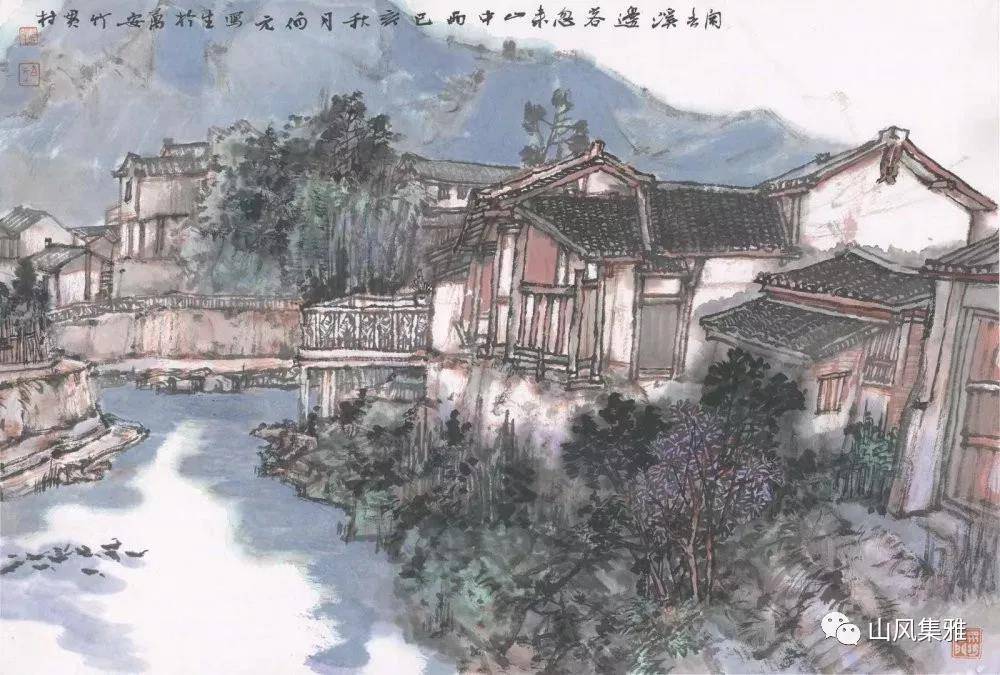 多向探究邓伯元中国画作品