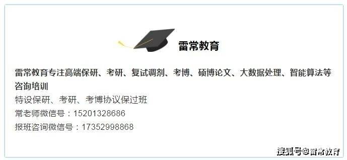 原创雷常教育：北京理工大学数学与统计学院2020年推免硕士录取名单解析