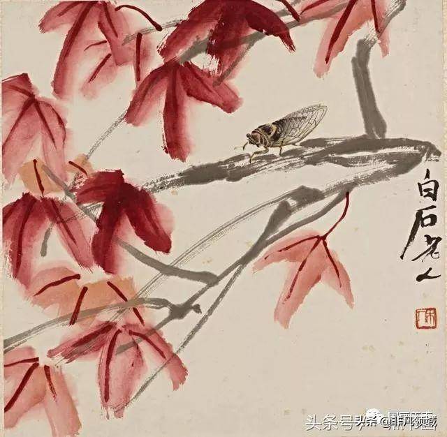 齐白石草虫高清图欣赏
