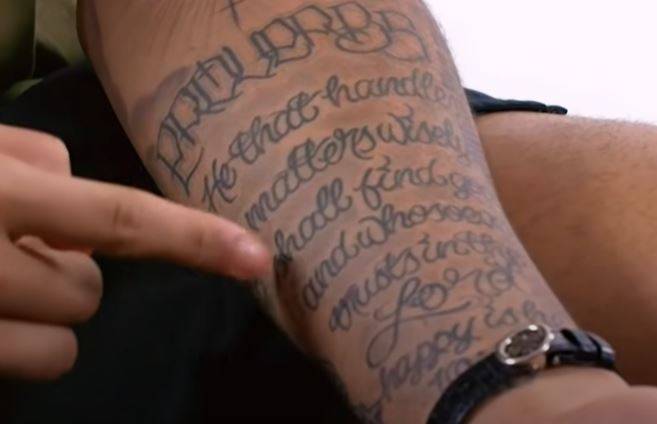 凯尔·库兹马身上所有的纹身