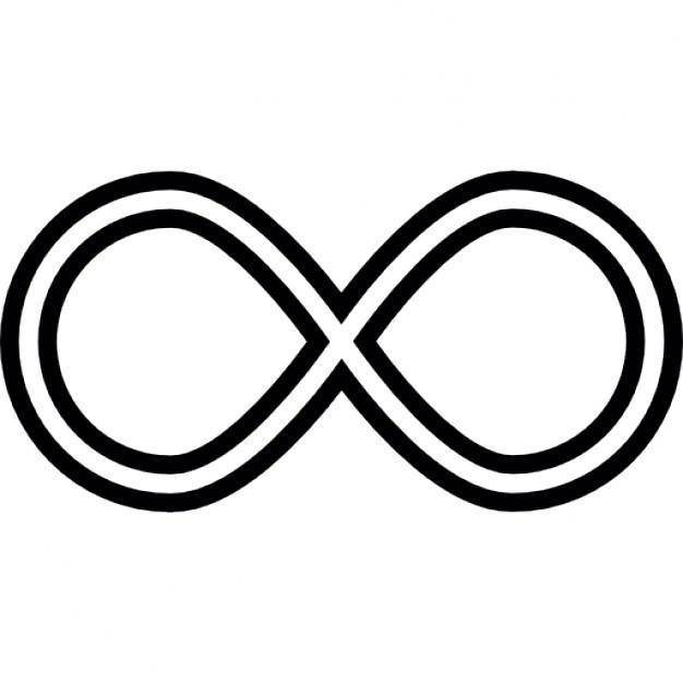 就是数学符号中的无限符号，即“没有边界”的意思，电影名字即交代了电影内容。