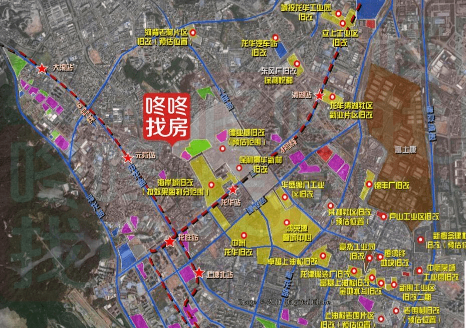 龙华上塘规划图2020,深圳龙华规划图2020 龙华突破10万 上塘中海限价7字头龙光或要9万 !观澜6万 未来如何选?