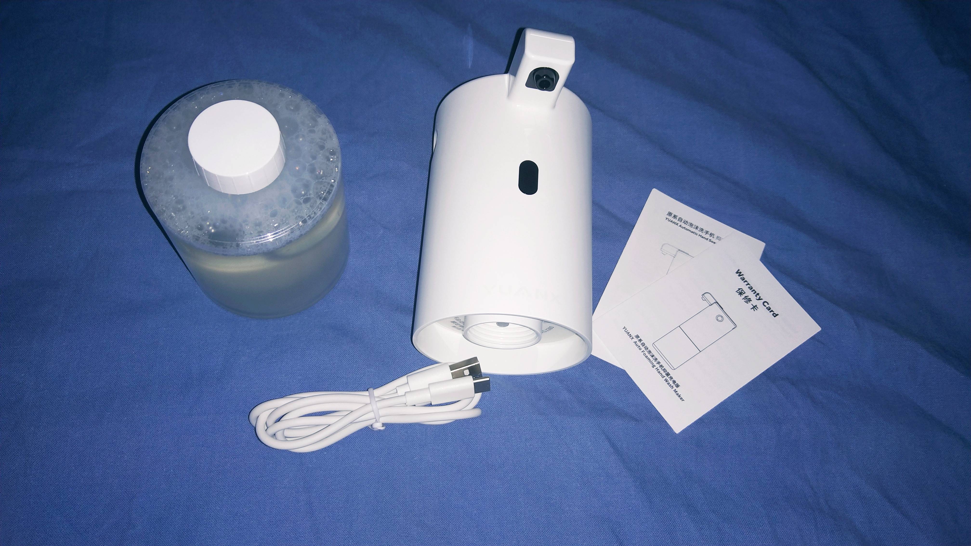 原系自动泡沫洗手机开箱测评