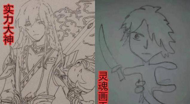 原创王者荣耀:论实力的重要性,灵魂画手vs绘画大神,看完想洗眼