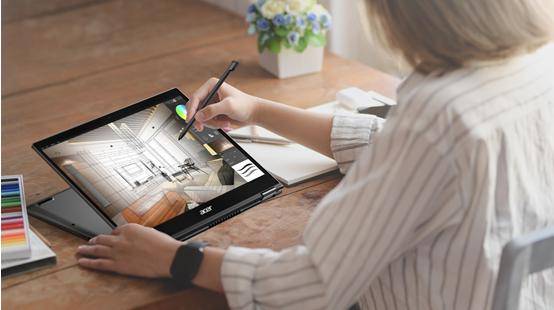 工作|可360°翻转的神仙本，轻薄本Acer 蜂鸟Spin 5图赏