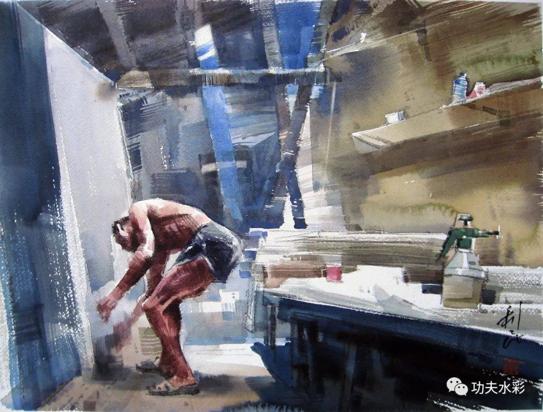 当代水彩画家 · 李利民