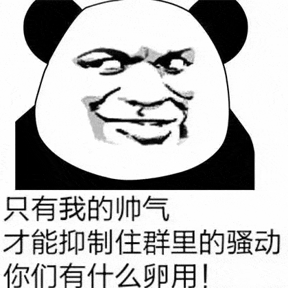 搞笑沙雕熊猫头系列表情包:这张图我绝对可以接,但我