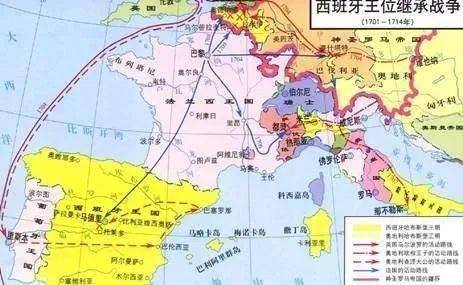 原创近代战争5 西班牙王位继承战争:法国称霸欧洲失败,英国普鲁士崛起