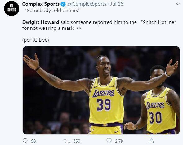 口罩|魔兽两次直播拒戴口罩，称疫苗没用！名记：这种球员不如选择退赛