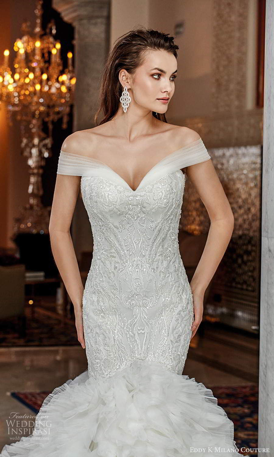 Couture|Eddy K Milano Couture 2021婚纱 浪漫且精美的现代新娘嫁衣