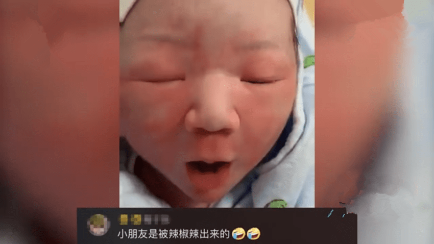 原创孕妈吃龙虾把娃辣到早产，娃还不停的吐舌头，网友：看着真的心疼