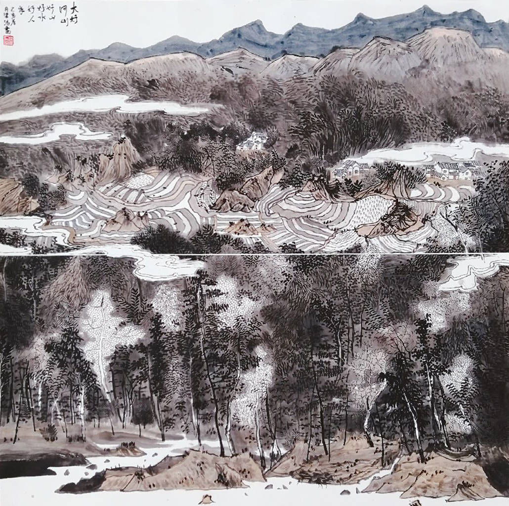 大好河山 120cm×120cm