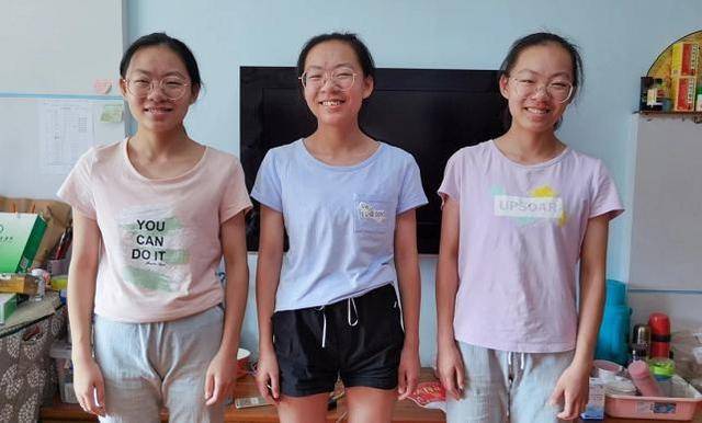 原创别人家学霸在一家：三胞胎姐妹高考均过610分，对自己成绩不满意