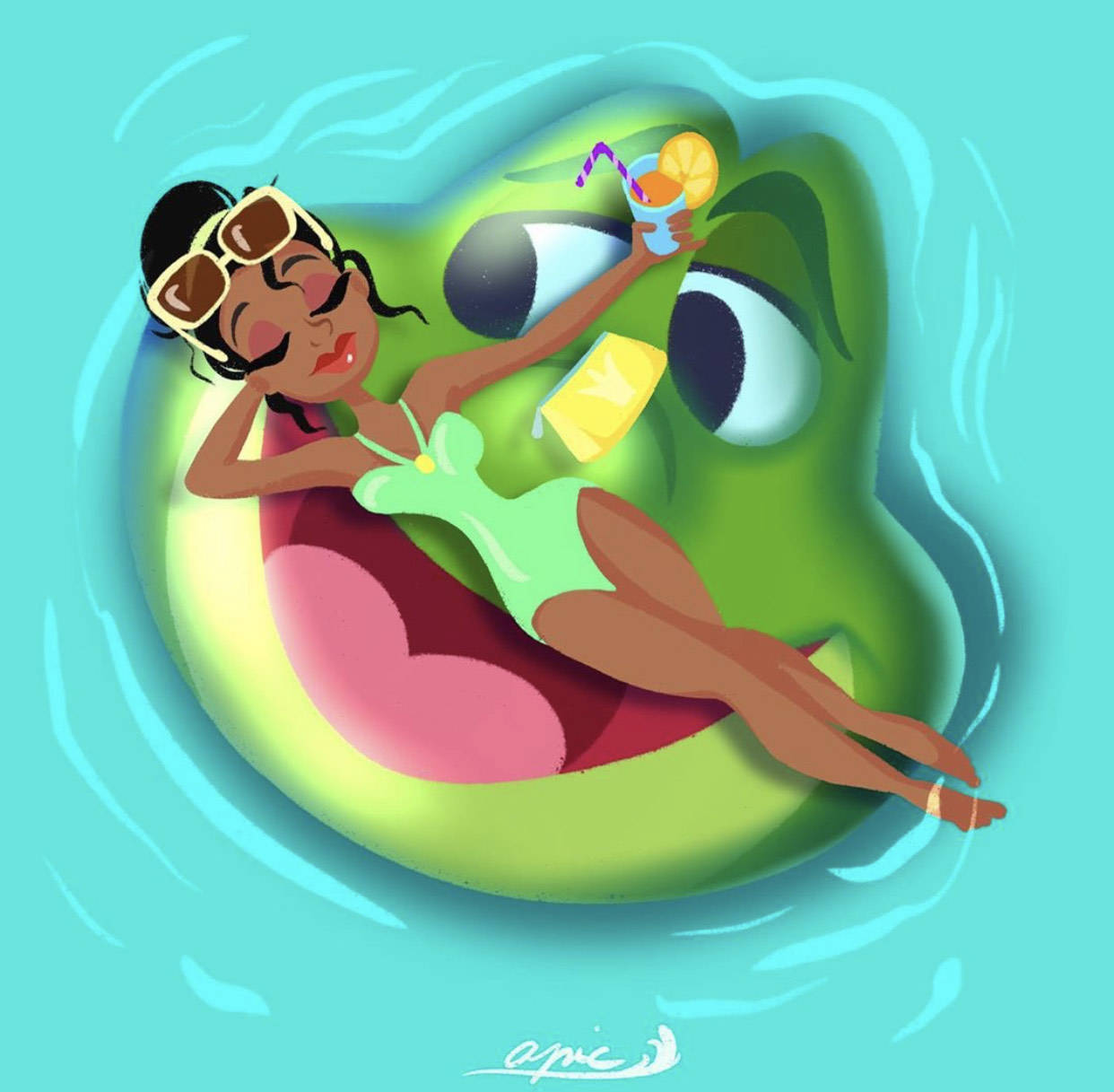 茉莉公主|迪士尼公主的泳衣装：清凉一夏好惬意，茉莉公主的好身材让人嫉妒