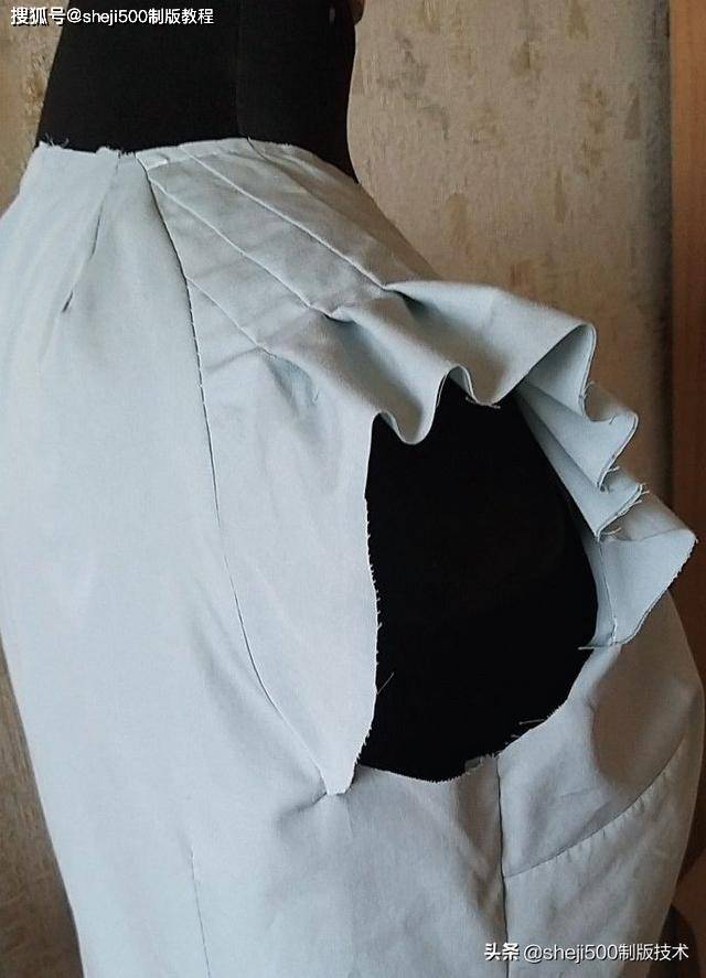 袖子|6款时装袖子制版教程有纸样参考