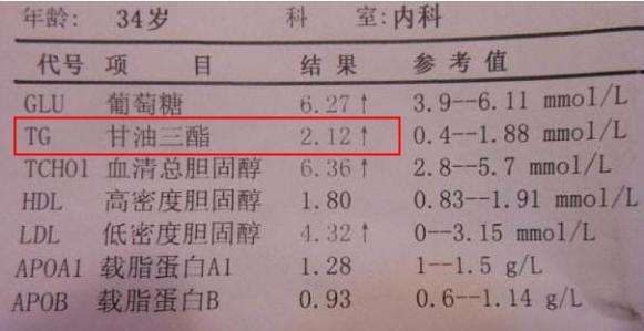 原创甘油三酯偏高的人生活中应该注意些啥